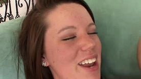 Lizzie Tucker's intimate journey flick through hammer away house in her underwear