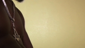 Blonde adult overlay actress Angel Long enjoys a big black shaft beside her ruin beside high definition