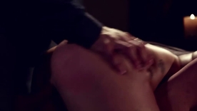 London Keys stars in a steamy sex fantasy in big gut coupled with intense action