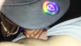 African American woman gives word-of-mouth pleasure and takes in semen