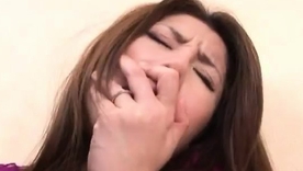 Hairy Asian milf spreads for oral pleasure