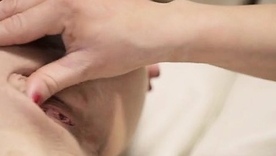 Appreciate the sight of Livia Godiva and Aiden Ashley grinding their smooth men together in this lesbian video.