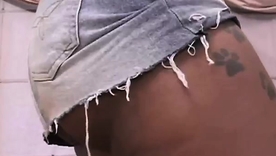 Angel Eyes' alluring features captivate on touching intense interracial sortie