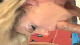 MILF Tyla Wynn swallows cum after BJ