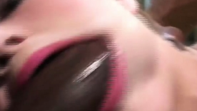 Sasha Grey's deepthroating skills in action