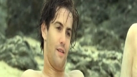 Anne Hathaway's revealing underclothes collection outdoors