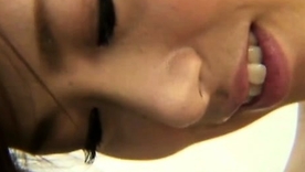 Asian teen Keito Miyazawa's bungling blowjob and cock suck skills showcased