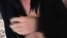 Haley Paige's factious performance with voluptuous breasts