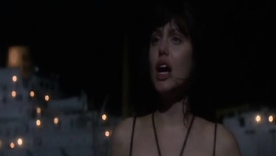 Ignorance beauty Angelina Jolie seductively displays her curves in deadly lingerie