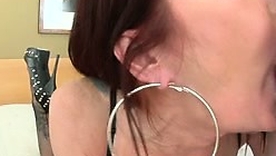 Mature ill-lit Tiffany Mynx chokes on cum during deepthroat