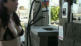 Joanna Angel's public carwash turns into a wild outdoor sexcapade