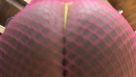 Briella's flexible moves in a college stretching session