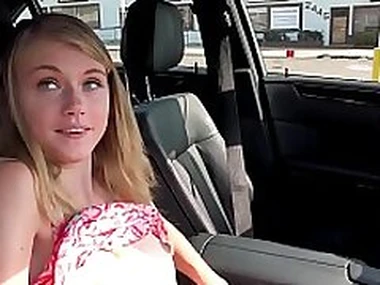 Petite teen Hannah Hays cheats on bf in public