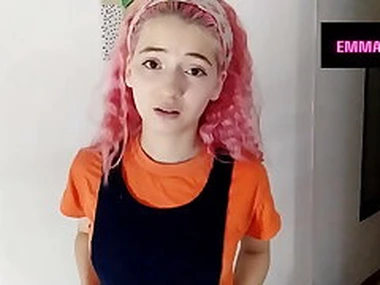 The babysitter sucks my cock plus i cum in her mouth POV