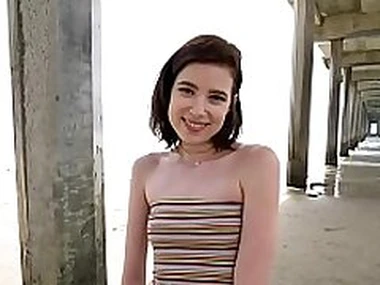 Veritable Teens - Hot Cute Brunette Teen Doing Foremost Porn