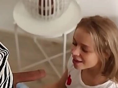 Amazing blonde teen gymnast fucked hard and good