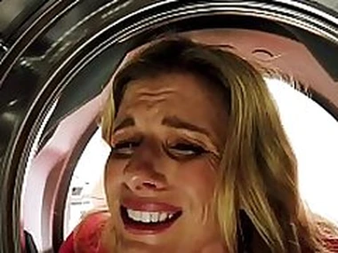 Fucking My Stuck Feigning Mom in the Ass while she is Stuck in the Dryer - Cory Chase