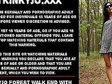 Hotkinkyjo forest trek end with two men fists in ass cry out for