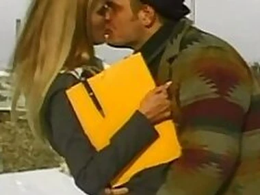 Rocco Siffredis blonde slave regarding stockings buggered