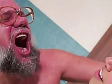 Teenie Karla fucked by an old man