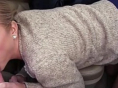 Teen hitchhiker bangs stranger back public