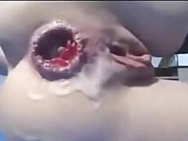 nerdy teen left-wing punch her ass to awesome squirting orgasm