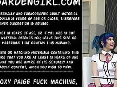 Dirtygardengirl  Vehicle Paige fuck machine prolapse  anal dildo part 2