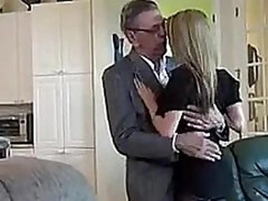 old man with young girl