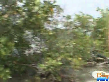 Stunning babysitter Kandi Milan's carnal striptease and passionate oral skills in POV