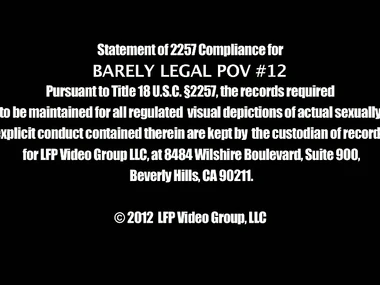 Experience the fly down on of being with barely legal beauties in a softcore POV journey.