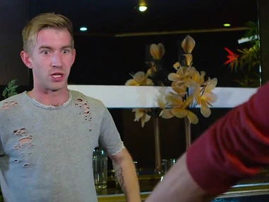 Bartender treats Cathy Heaven to hardcore sex with big Bristols