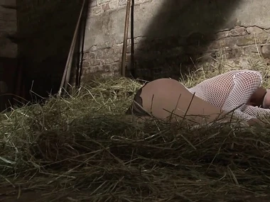 Valeria Jones, the unconventional beauty, indulges in open-air play with her toys