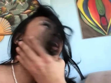 Random Starr's sensual stocking encounter with a black stud