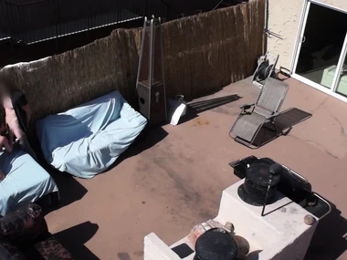 Jennifer White's thrilling outdoor adventure with drone-assisted anal action