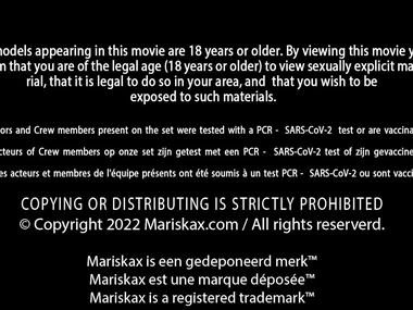 Mariska and EsLuna's vibrant encounter features a stuffed pink pussy