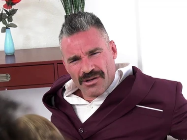 Blonde milf with big chest participates approximately a wife swap arrangement