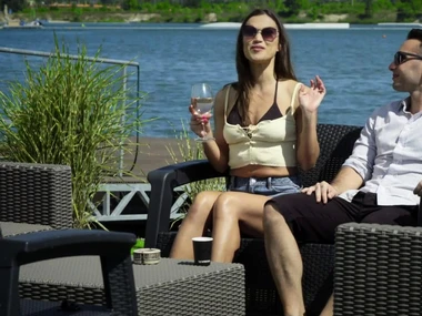 Alyssa Reece, a seductive young woman, passionately engages in pointed concupiscent activity.