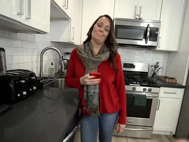 Pornstar Aunt Elexis Monroe's intense desire for a large penis in POV