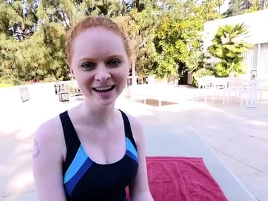 Cherry Red's sensational performance in alfresco porn video