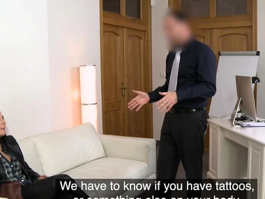 Resolution real estate agent gives blowjob with the addition of gets her pink pussy licked