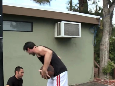 Blonde lose one's temper Alanah Rae and Haley Cummings in outdoor hardcore action alongside Charles Dera