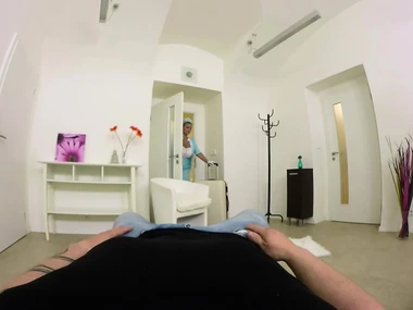 Intimate titjob experience alongside busty air hotelier Krystal Swift in HD