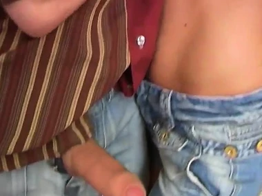 Gia Dimarco takes cumshot after intense cameltoe skit