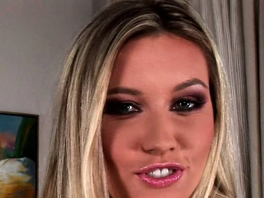 Blonde teen Cherry Jul in seductive lingerie