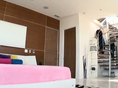 Jenna J Ross and Samantha Ryan wide steamy threesome with overcast teen