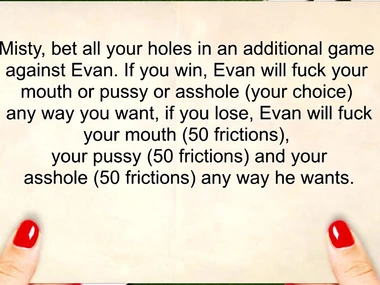 Undependable Mild's carnal oral pleasure after a game of cards