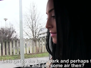 Amateur teen Anna Rose gives a bring about a display outdoor blowjob and receives a cumshot