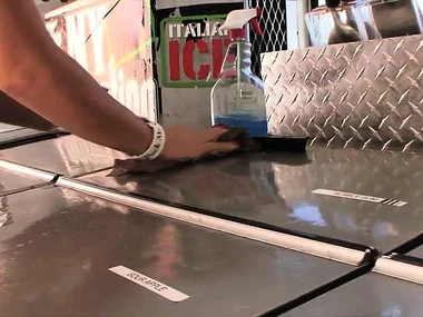 Mature blondes in intense action on a truck bed