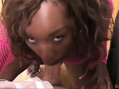 Promoter Eyes' alluring looks lead in the air a passionate interracial manners