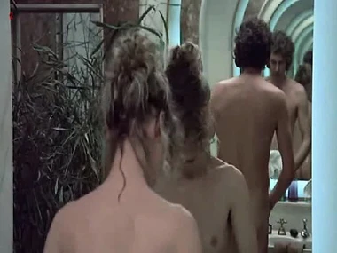 Julie Christie's mature allure in a bathtub with an increment of standing posturing